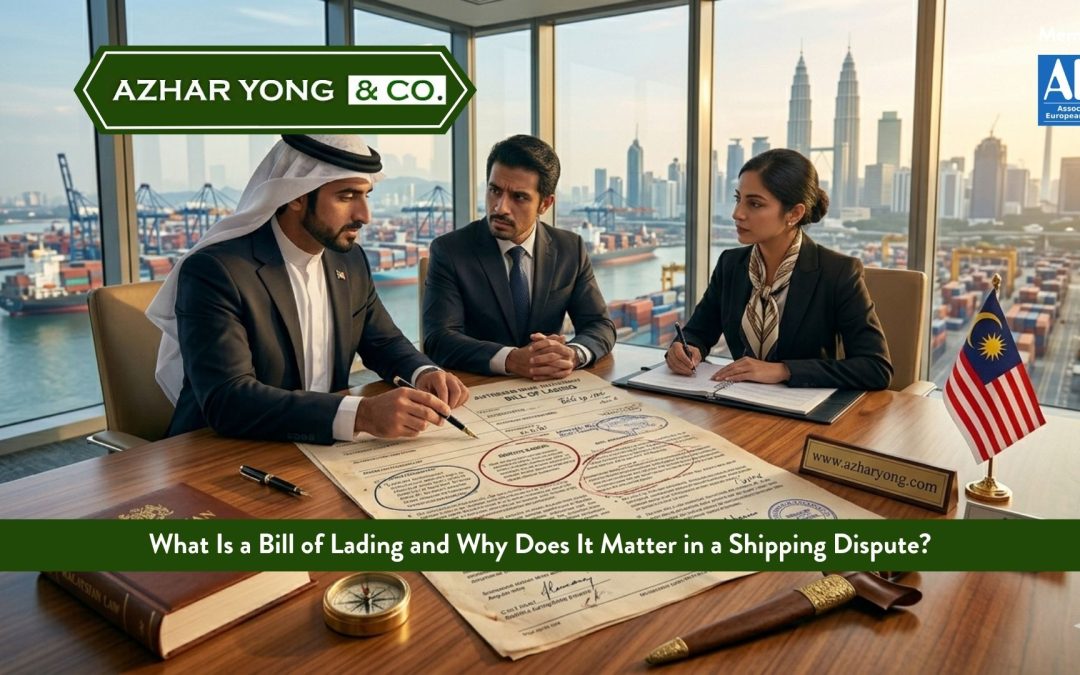 What Is a Bill of Lading and Why Does It Matter in a Shipping Dispute?